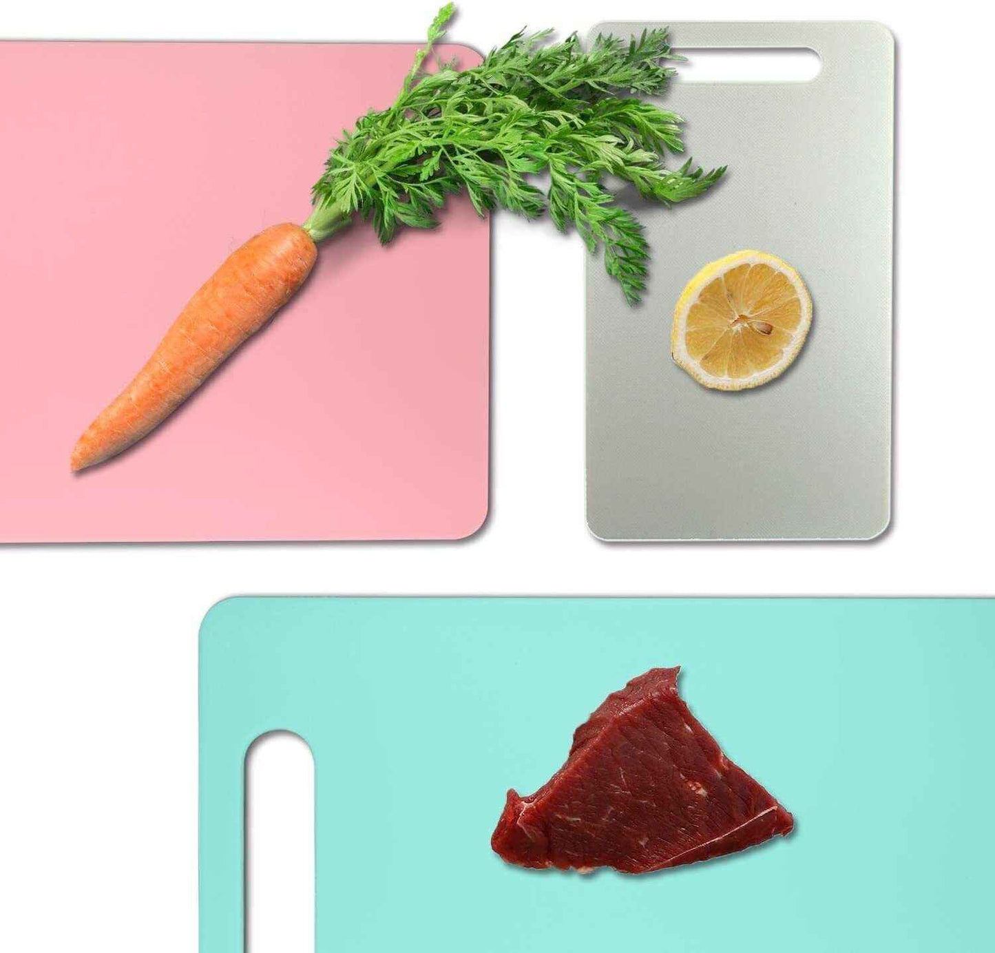 Premium Utility Chopping Board with Handles Food Safe BPA Free Dishwasher Safe
