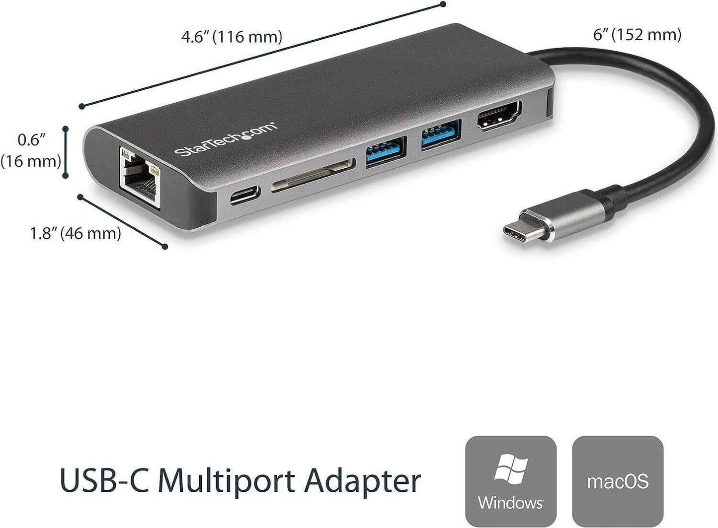 Multiport USB Station Adapter Docking Hub Laptop HDMI Type Type-C with Dock 3.0