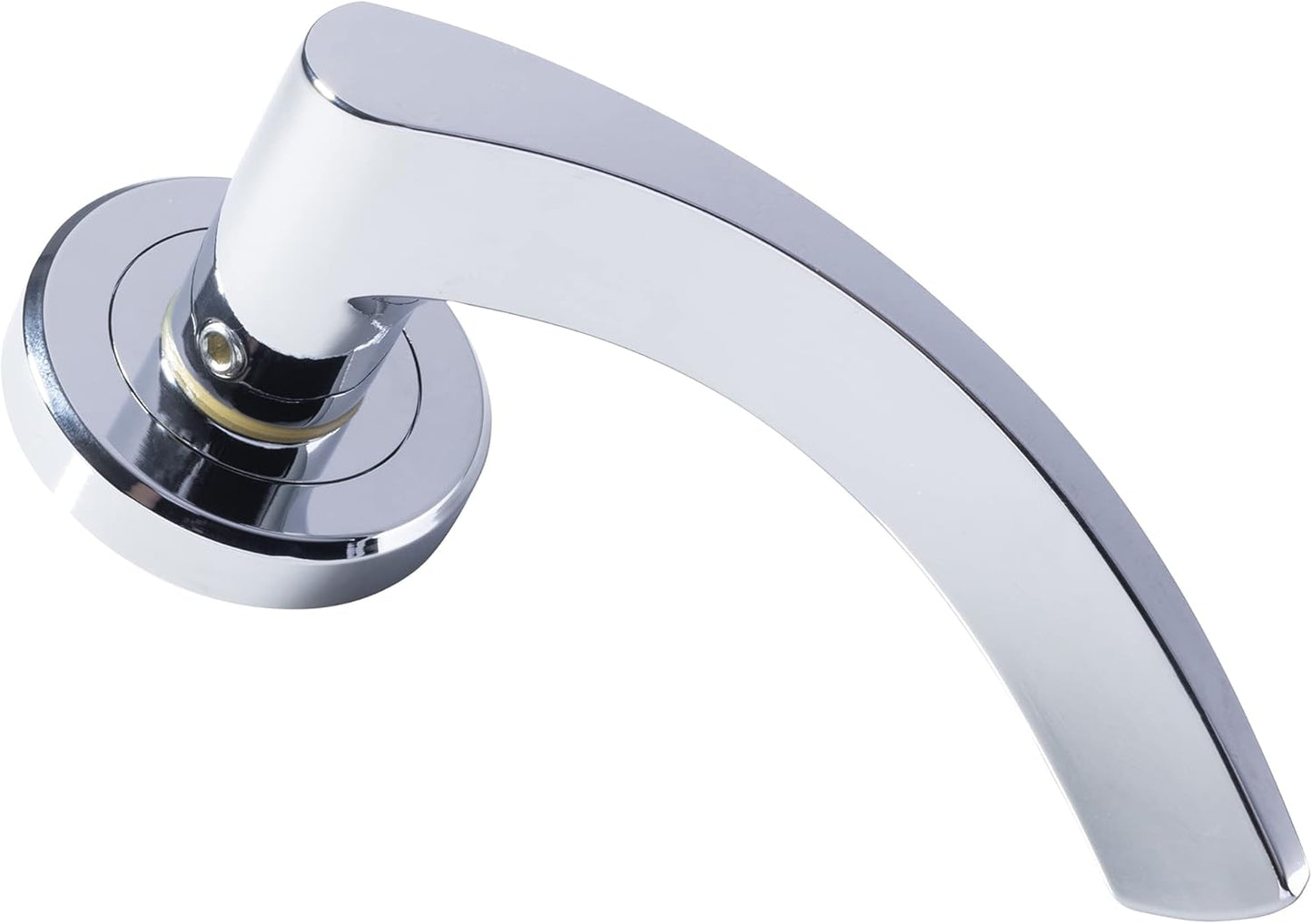 Premium Door Handles Polished Chrome Serozzetta Olivier ZIN3112PC