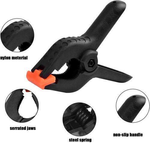 4 Inch Heavy Duty Nylon Spring Clamps, Woodworking, Photography Studios and DIY