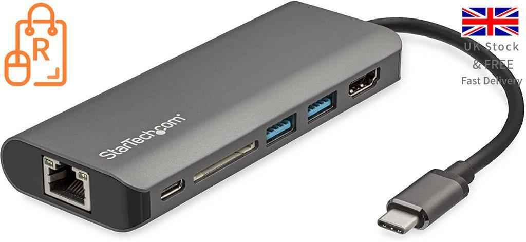 Multiport USB Station Adapter Docking Hub Laptop HDMI Type Type-C with Dock 3.0