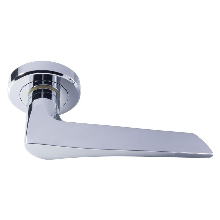 Premium Door Handles Polished Chrome Serozzetta Olivier ZIN3112PC