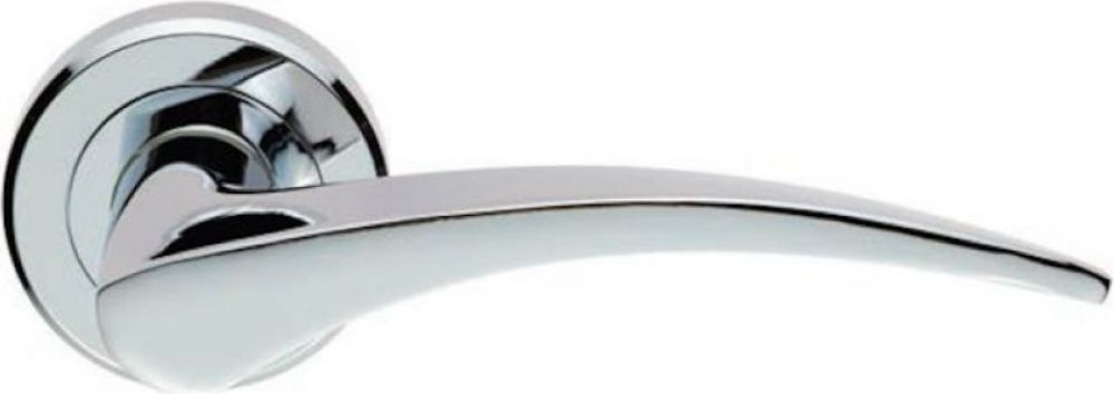 Premium Door Handles Polished Chrome Serozzetta Olivier ZIN3112PC