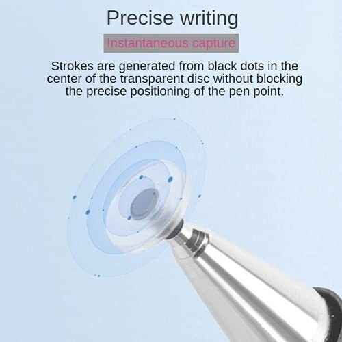 Stylus Pen With Disc Tip & Magnetic Cover Compatible With Tablet iOS & Surface