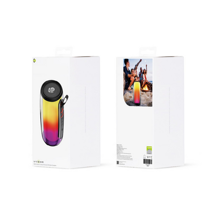 WYE WAVE 10W Vibrant Colour Portable Speaker Wireless Bluetooth Travel Friendly