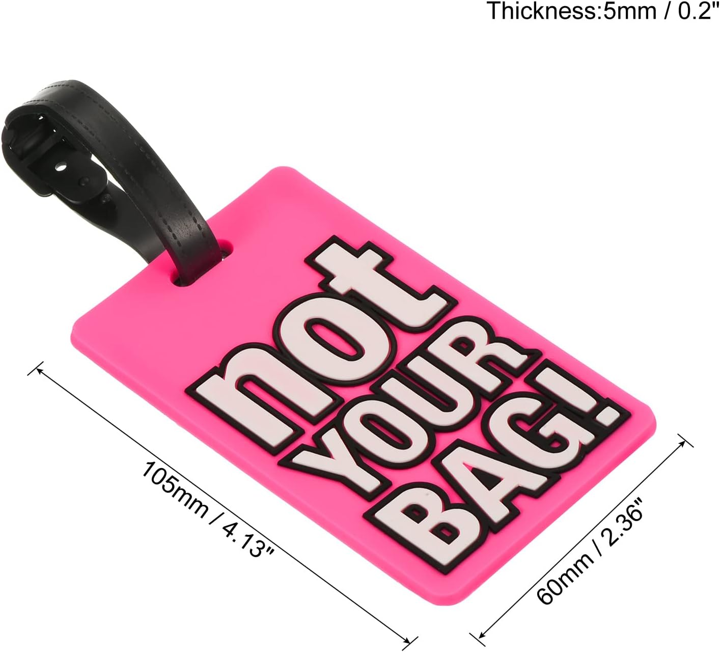Not Your Bag Cute Travel Luggage Tags For Suitcase Laptop Bag School Bag Handbag