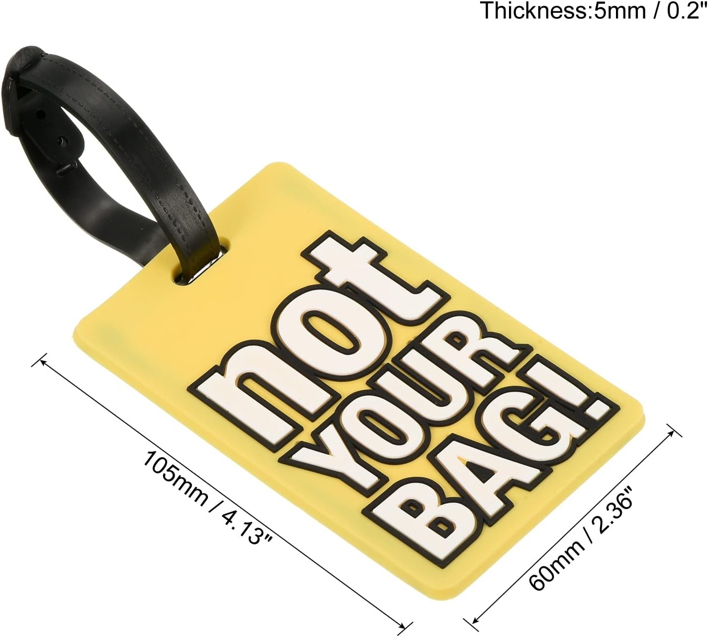 Not Your Bag Cute Travel Luggage Tags For Suitcase Laptop Bag School Bag Handbag
