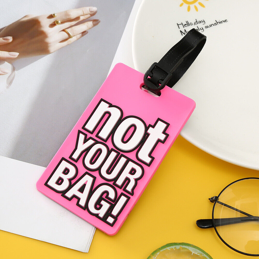 Not Your Bag Cute Travel Luggage Tags For Suitcase Laptop Bag School Bag Handbag