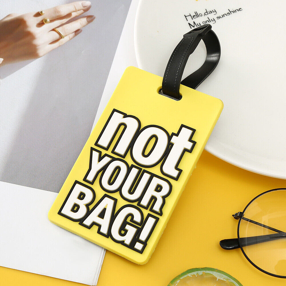 Not Your Bag Cute Travel Luggage Tags For Suitcase Laptop Bag School Bag Handbag