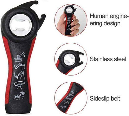 6 In 1 Multi Opener Kitchen Tool For Arthritis Assistance + 5 in 1 Bottle Opener