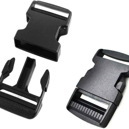 Side Release Buckles Clips for Webbing Strap Squeeze Fasteners Delrin 5 Sizes