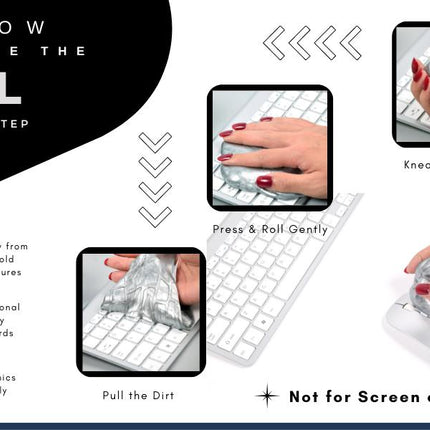 Reusable Luxury Dry Silver Cleaning Gel for Car Interior Keyboard or Laptop