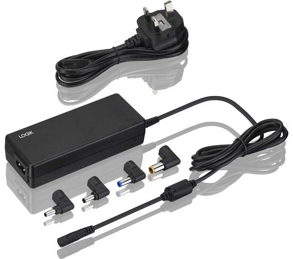 Logik 90W LPDELL16 Dell Laptop Mains power Adapter Charger 19V 90 Watt UK 3M