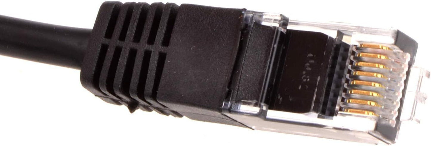 Cables Direct URT-601K Networking Cable Black 1 M Cat5e U/UTP (UTP) Moulded