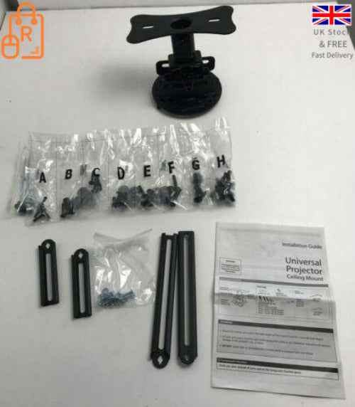 Versatile DLP Universal Projector Ceiling Mount Holds up to 15kg