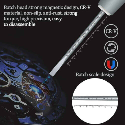 Screwdriver Set for Daily Work, 9 Piece Phillips and slotted screwdriver Durable