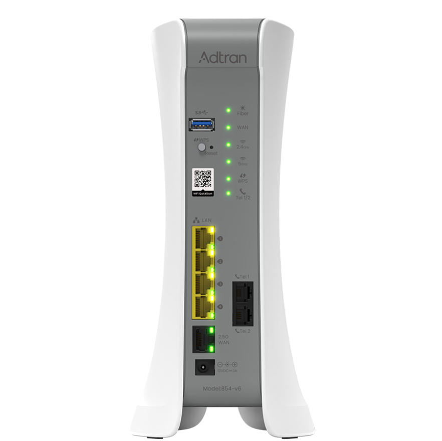 Adtran Dual Band Wi-Fi Mesh Gateway 2.5GE Port and Voice Support