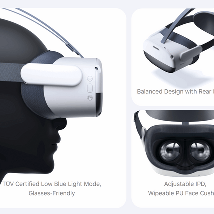 Pico Neo 3 Link 2-in-1 High-Performance VR Gaming Headset SteamVR Compatible