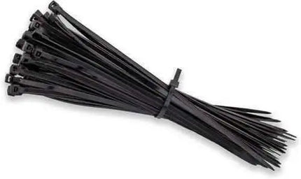 Heavy-Duty Black Nylon Cable Ties Various Packs for Binding & Cable Management