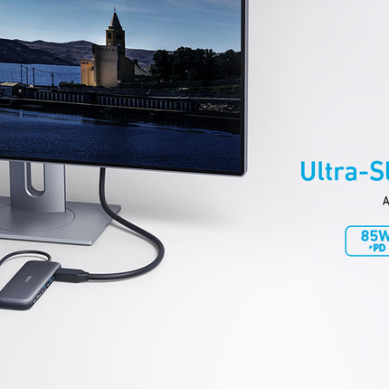 Anker USB C Hub 5-in-1 USBC to HDMI Splitter 4K Display USB-C 5Gbps 2×USB-A 3.0