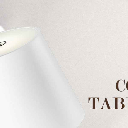 Cordless LED Table Lamp Rechargeable Desk Light IP54 Touch Dimmable White 2 Pack
