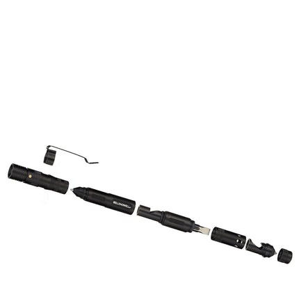 Tac Pen Multi Functional 9 in 1 High Grade Aluminium With Wallet Card Tool 2 pk