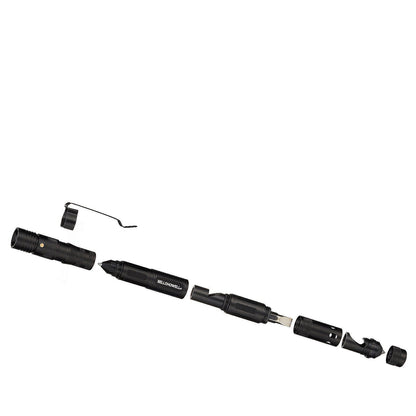 Multi Functional Tac Pen 9 in 1 High Grade Aluminium With Wallet Card - 2 pack
