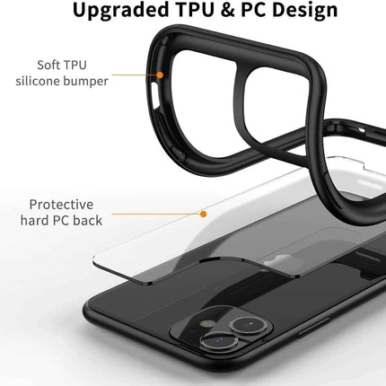 iPhone Case - Ultra Clear Hard Back Scratch-Resistant Hard Case for 11 Pro