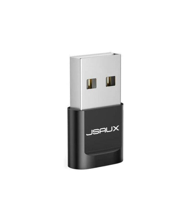 Premium USB Type C Female to USB A Male Adapter Converter Charger - Black