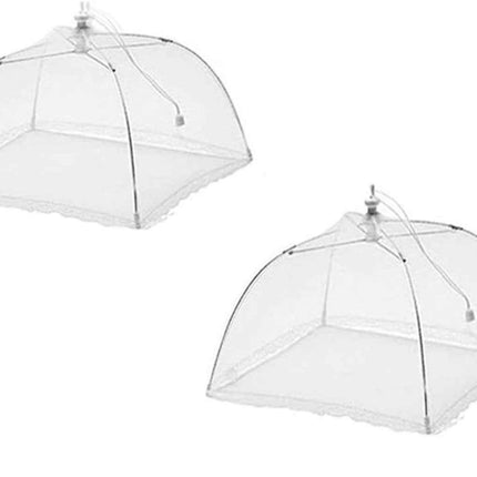 Pop-Up Mesh Food Cover Tent Umbrella Large 17" - 43 x 43 cm Reusable Collapsible