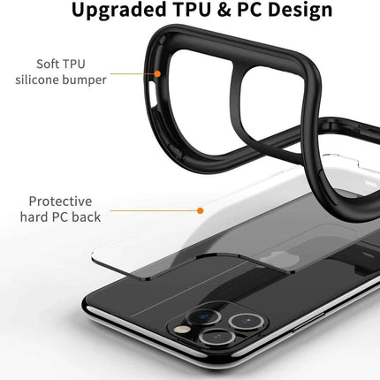 iPhone Case - Ultra Clear Hard Back Scratch-Resistant Hard Case for 11 Pro