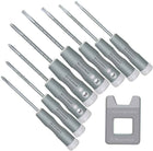 Screwdriver Set for Daily Work, 9 Piece Phillips and slotted screwdriver Durable