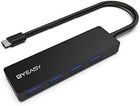 USB C Hub Type C to USB-A 3.0 4-Port Ultra Slim Splitter Universal Plug & Play