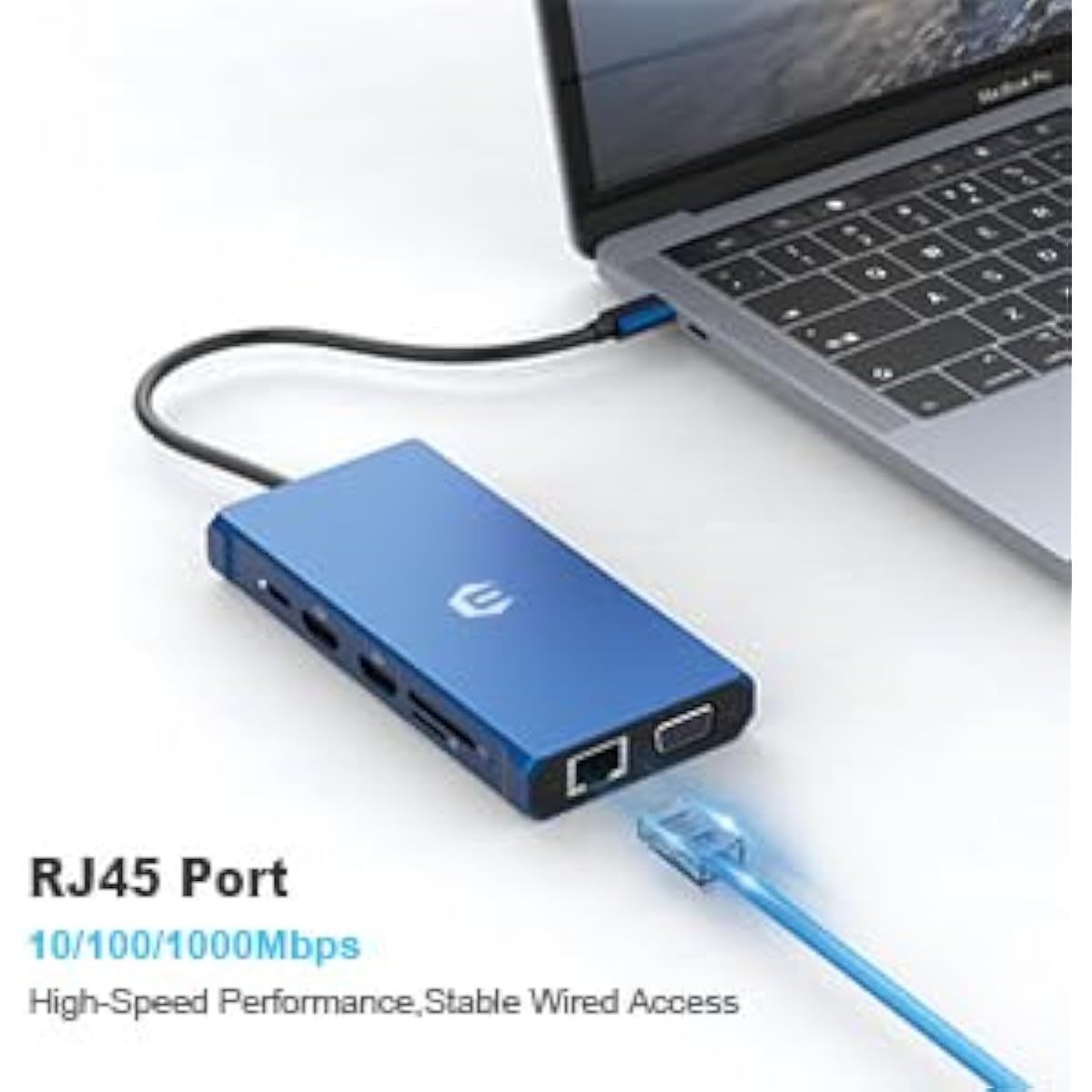 Docking Station 12-in-1 USB-C Triple Display Laptop Dock HDMI DP USB VGA SD/TF