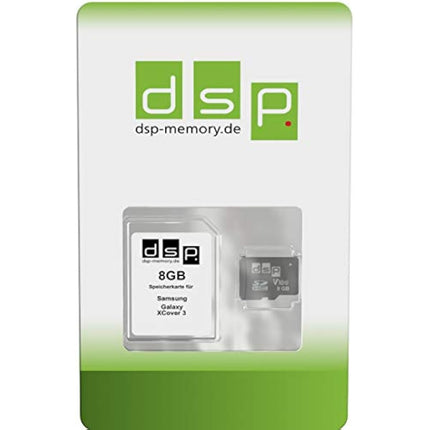 8GB memory card (Class 10) for Samsung Galaxy XCover 3
