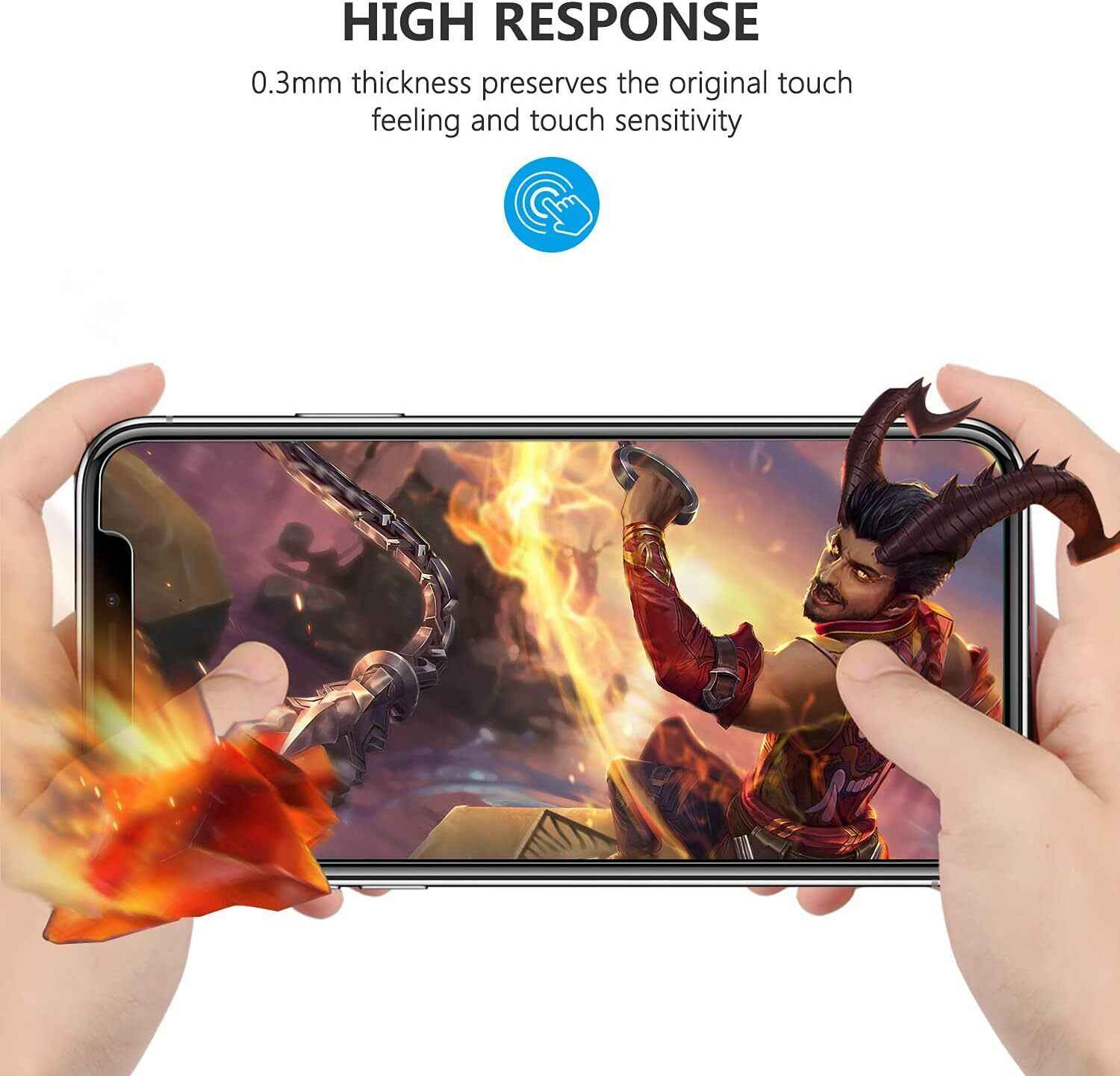 SPARIN 4 Pack Screen Protector Compatible with iPhone 12 Pro Max 6.7"