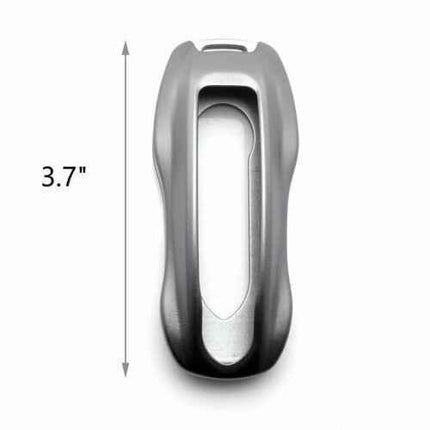 Porsche 911 Carrera 918 Cayenne Coupe Aluminium Car Key Protector - Silver