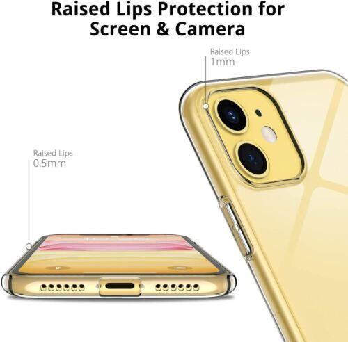 UNBREAKcable iPhone 11 Case Ultra Clear Hard Back RRP £11.99