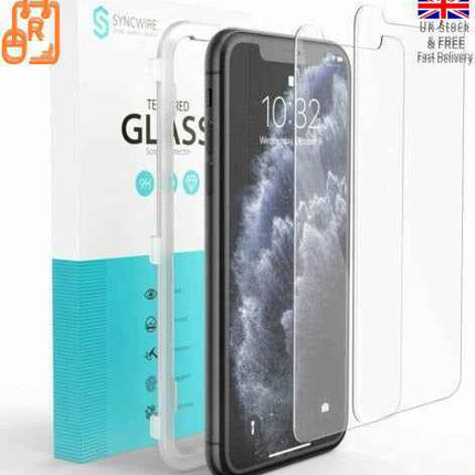 2-Pack iPhone 11 Pro Max Screen Protectors, Tempered Glass with Install Frame
