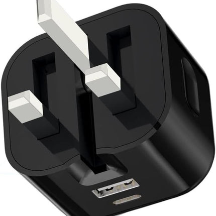 Fast PD Charger Dual USB Charging Adapter For iPhone Samsung Universal UK PLUG
