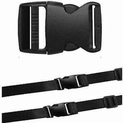 Side Release Buckles Clips for Webbing Strap Squeeze Fasteners Delrin 5 Sizes