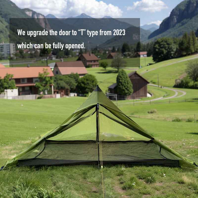 3F UL Gear Lanshan 2 PRO Tent - 3 Season Green (T Zip)
