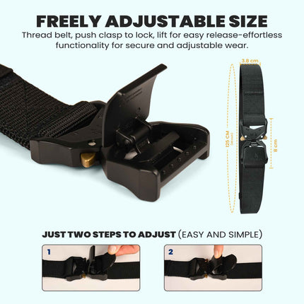 HikeWare Tactical Nylon Hiking Belt