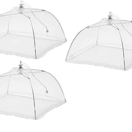 Pop-Up Mesh Food Cover Tent Umbrella Large 17" - 43 x 43 cm Reusable Collapsible