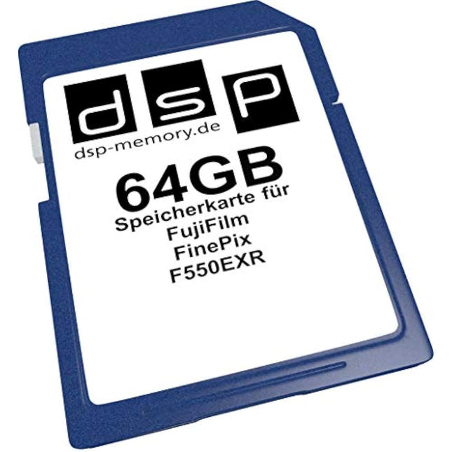 64GB memory card for FujiFilm FinePix F550EXR DSP 64 GB Universal High Capacity