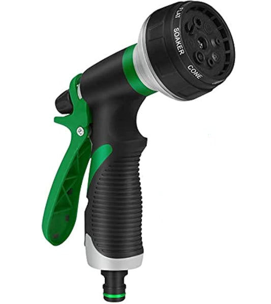 Adjustable Watering Gun 8 Functions High Pressure Water Gun for Garden or Car
