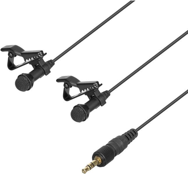 Saramonic DK3A2 Dual Stereo 3.5mm TRS for Mixers Cameras Wireless Transmitters