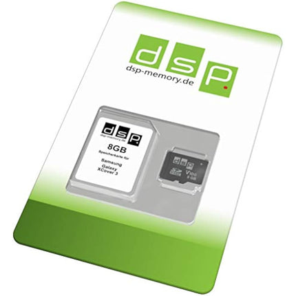 8GB memory card (Class 10) for Samsung Galaxy XCover 3