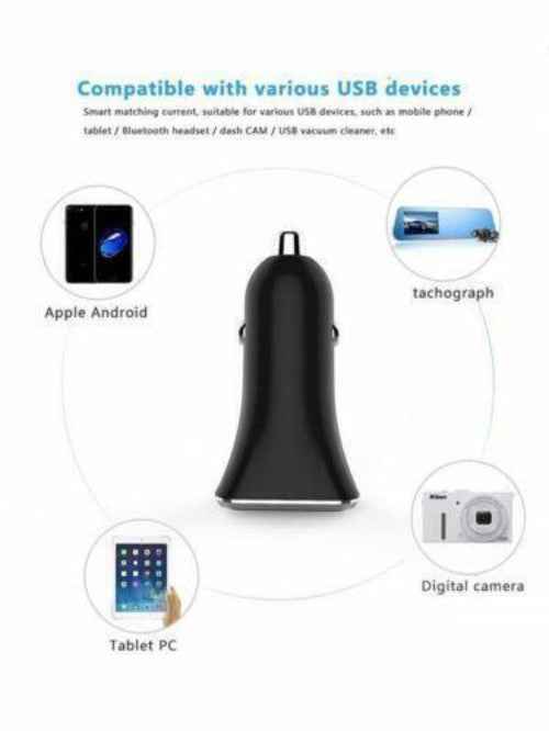 Core 2 Port Car Charger USB-C + USB-A Fast charge your devices on the go
