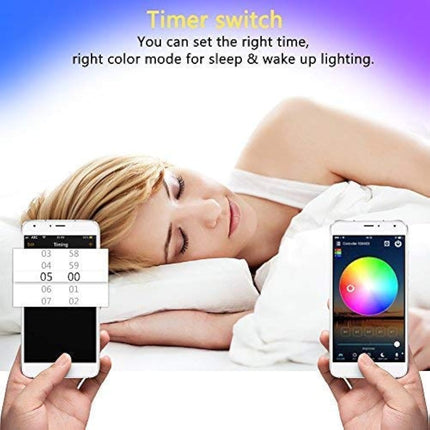 5M Smart RGB LED Strip Lights 5050 Waterproof WiFi App Control, Alexa Compatible